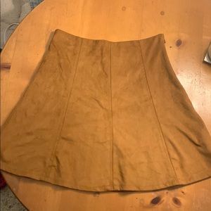 Loft Suede Flippy Skirt
